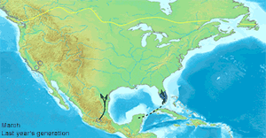 Monarch Migration Route