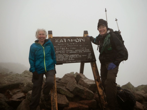 Drag'n Fly and Freckles summit Mount Katahdin