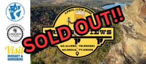 Sold Out! covering the image of the Brews & Views logo for the April 11, 2026 hike.